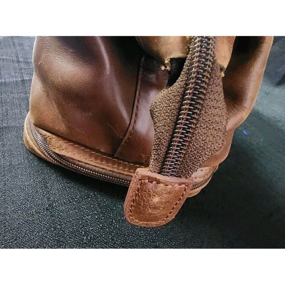 Ameri Leather Toiletry Travel‎ Bag Brown - image 6